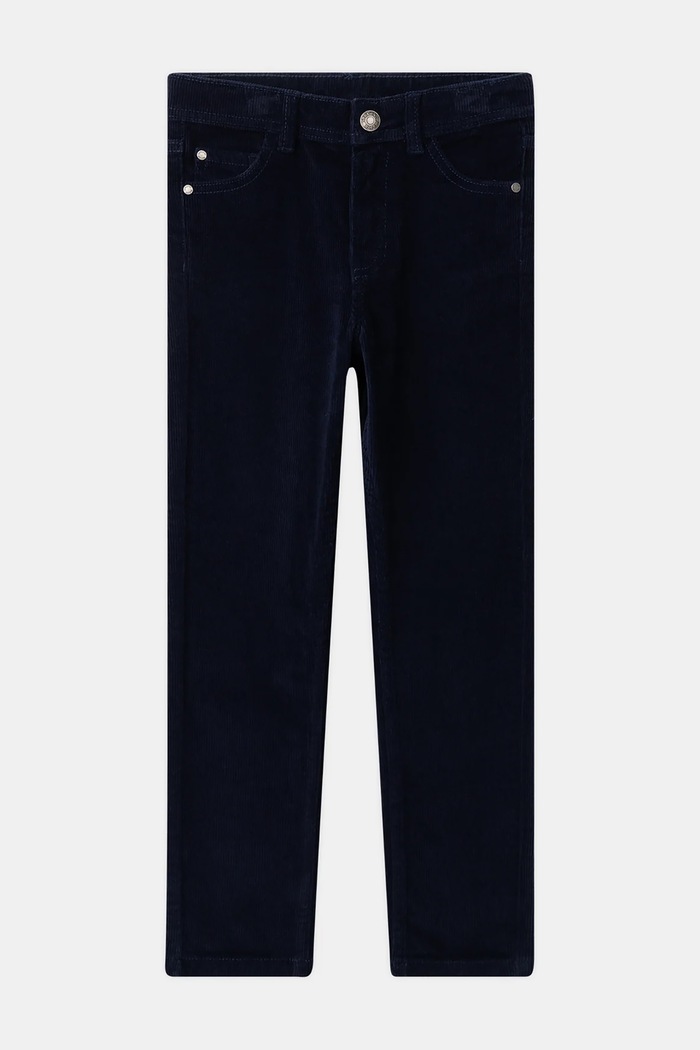 Sergent Major Spodnie slim fit dziecięce bawełniane z elastanem granatowy 26H3PG52PAN.110.122