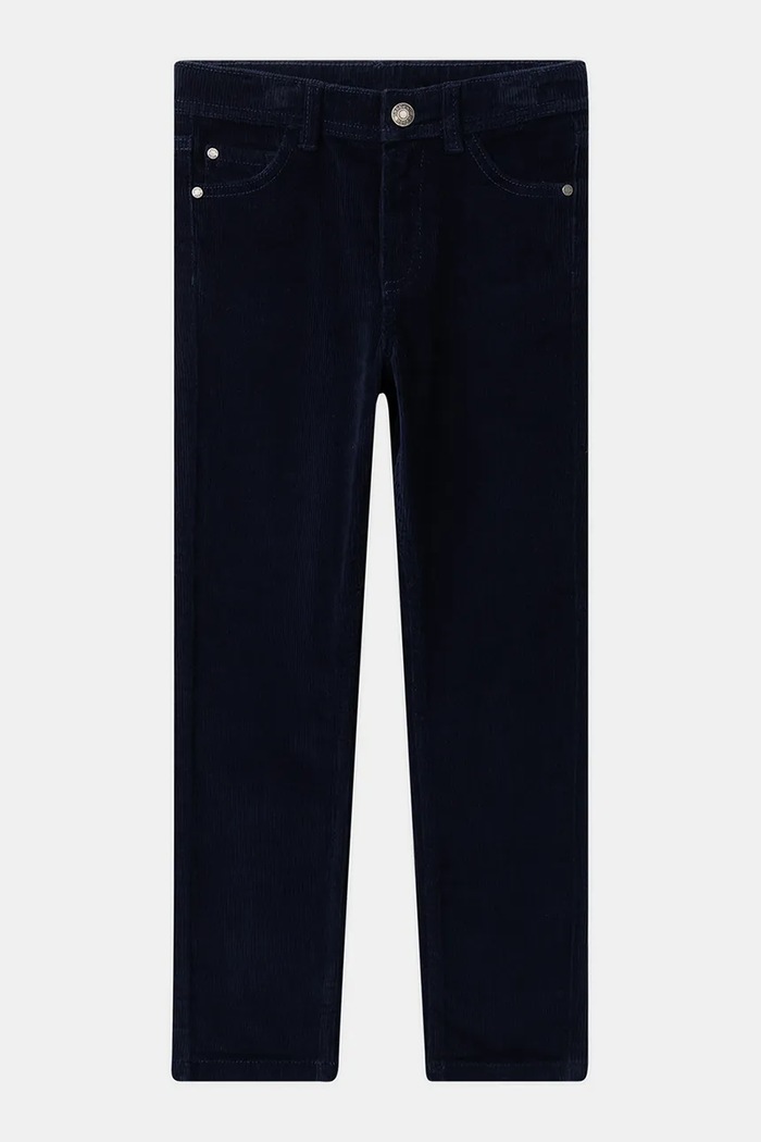 Sergent Major Spodnie slim fit dziecięce bawełniane z elastanem granatowy 26H3PG52PAN.98.104