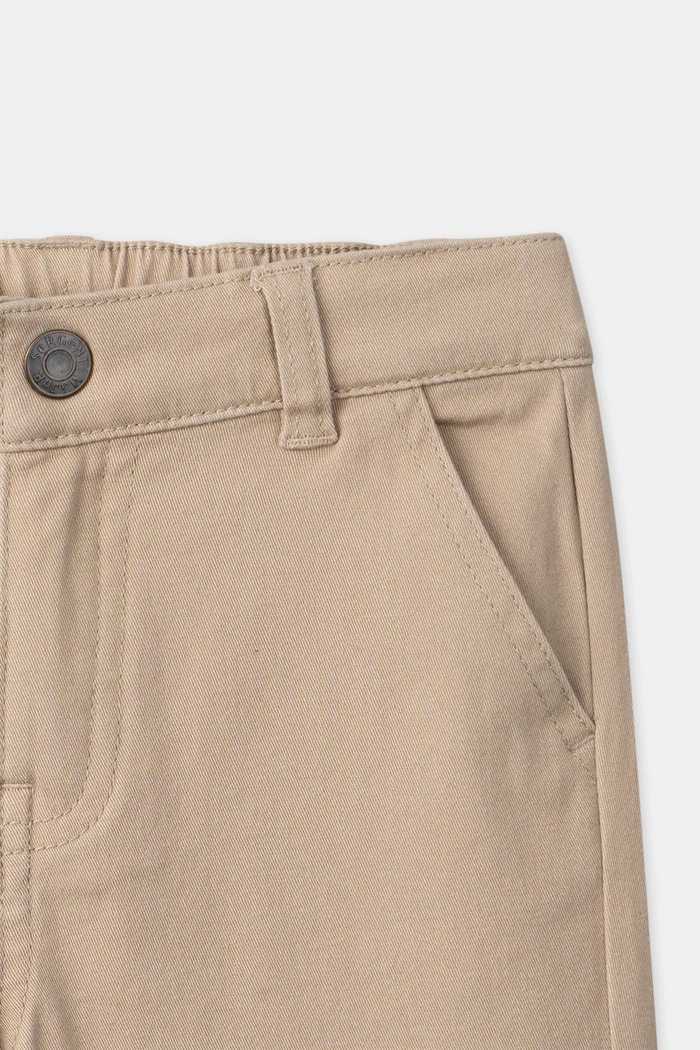 Spodnie chinos dziecięce bawełniane z elastanem Sergent Major 26H3PG32PAN.128.146 beżowy