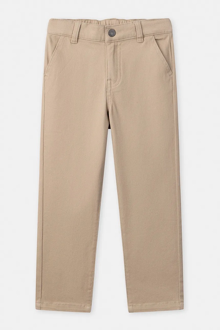 Sergent Major Spodnie chinos dziecięce bawełniane z elastanem 26H3PG32PAN.98.104 beżowy AW26