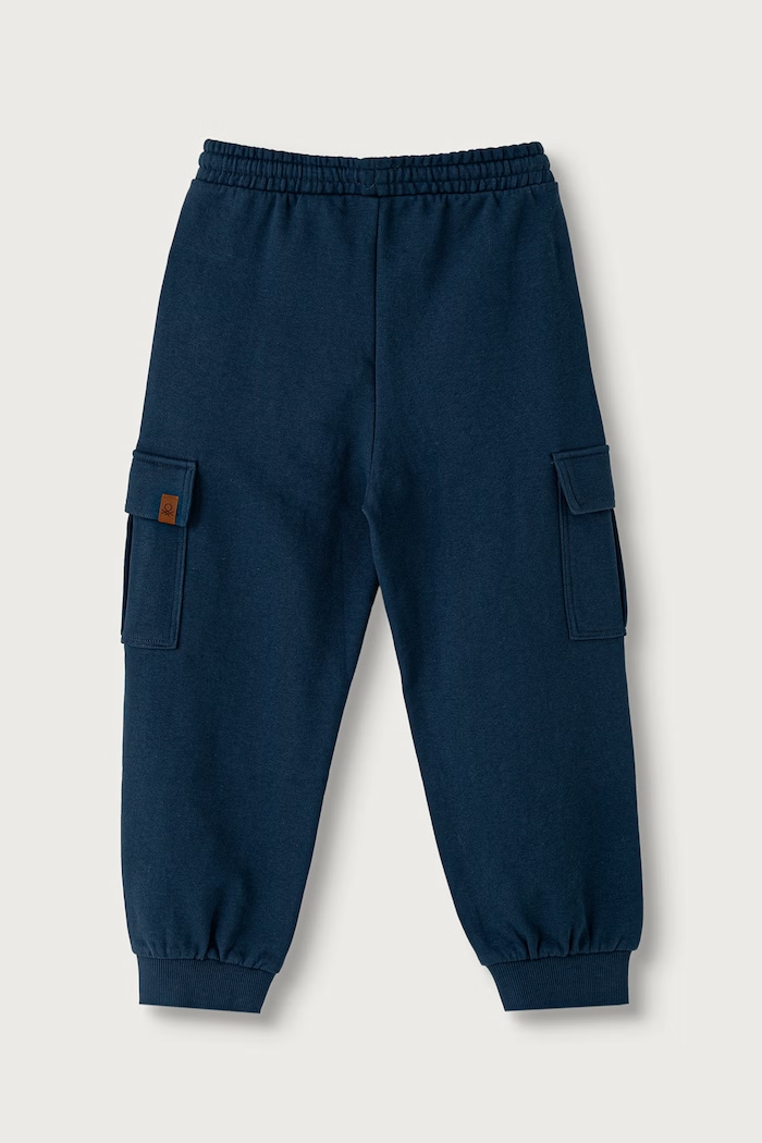 United Colors of Benetton Donji dio trenirke za djecu od pamuka 3J68CF079.G.Seasonal mornarsko plava AW26