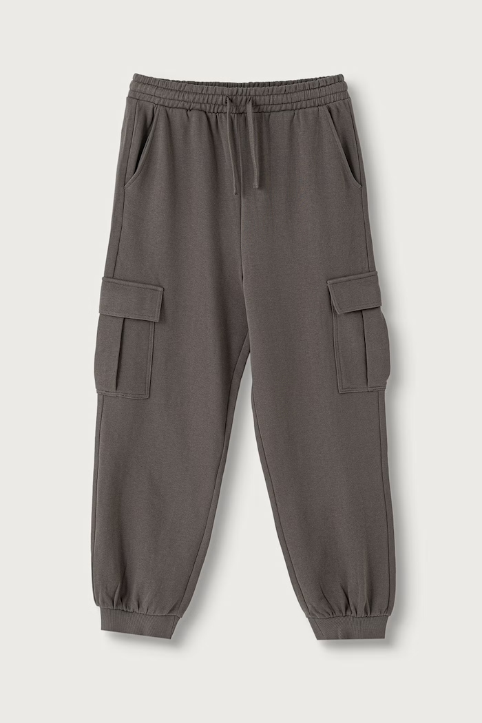 United Colors of Benetton Donji dio trenirke za djecu od pamuka siva 3J68CF079.G.Seasonal