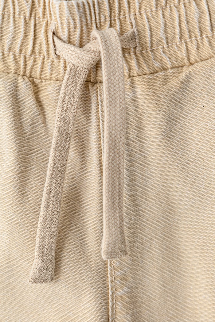 Chłopiec United Colors of Benetton Spodnie cargo dziecięce bawełniane z elastanem 44KYGF038.P.Seasonal beżowy