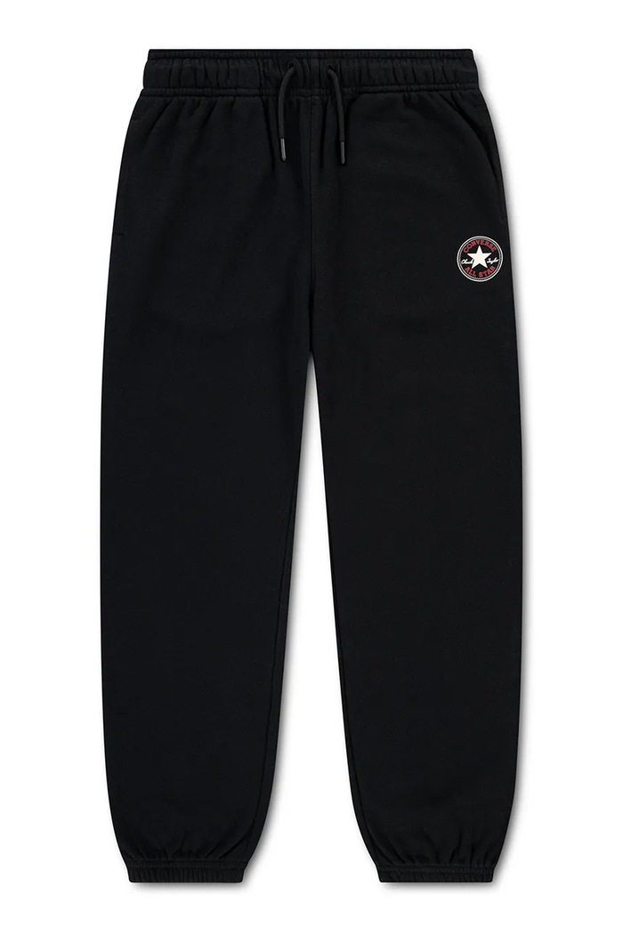 Converse Spodnie dresowe dziecięce z bawełną czarny 9CJ626