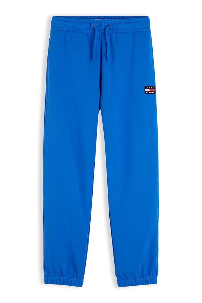 Tommy Hilfiger Spodnie dresowe dziecięce bawełniane KS0KS00771.98.122.9BY2 niebieski AW26