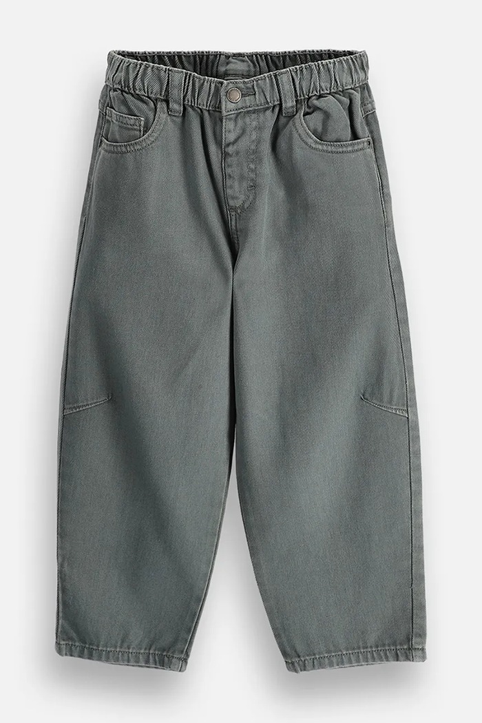 Coccodrillo Spodnie dziecięce bawełniane ZC6119101SBK zielony AW26