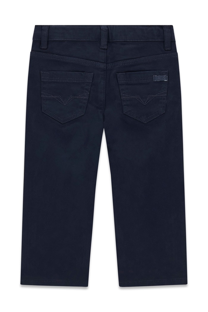Guess Spodnie dziecięce bawełniane z elastanem N6BB07.W4127.9BY2 granatowy AW26