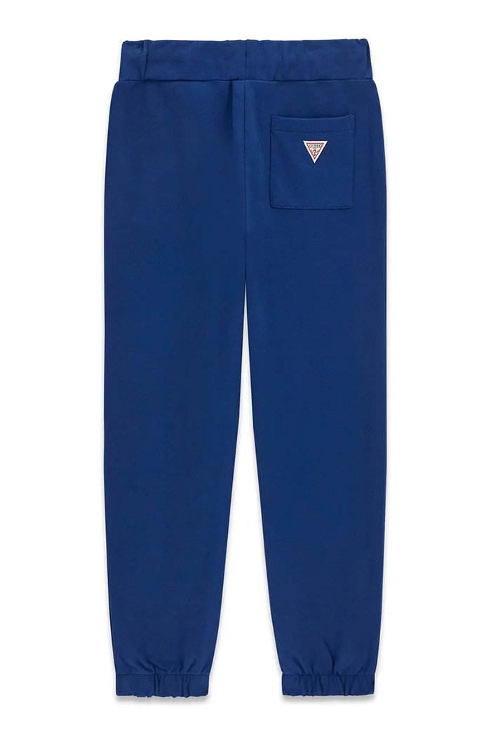 Guess Spodnie dresowe dziecięce bawełniane L6BB13.K8107.9BY2 niebieski AW26