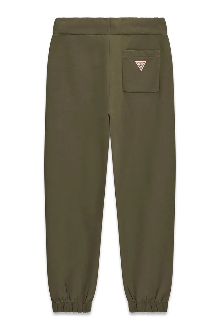 Guess Spodnie dresowe dziecięce bawełniane L6BB13.K8107.9BY2 zielony AW26