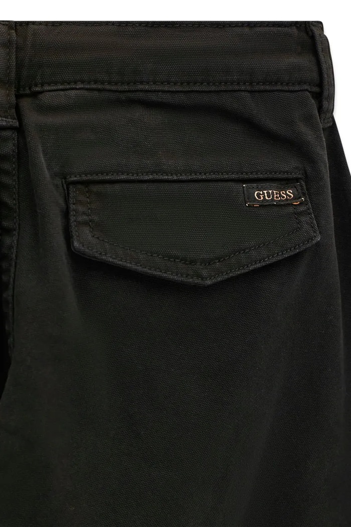Chłopiec Guess Spodnie dziecięce bawełniane L6BB09.W4094.9BY2 czarny