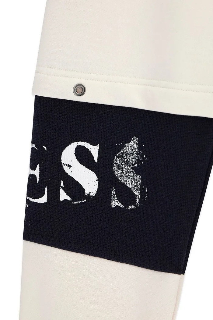 Chłopiec Guess Spodnie dresowe dziecięce bawełniane L6BB08.K6081.9BY2 biały