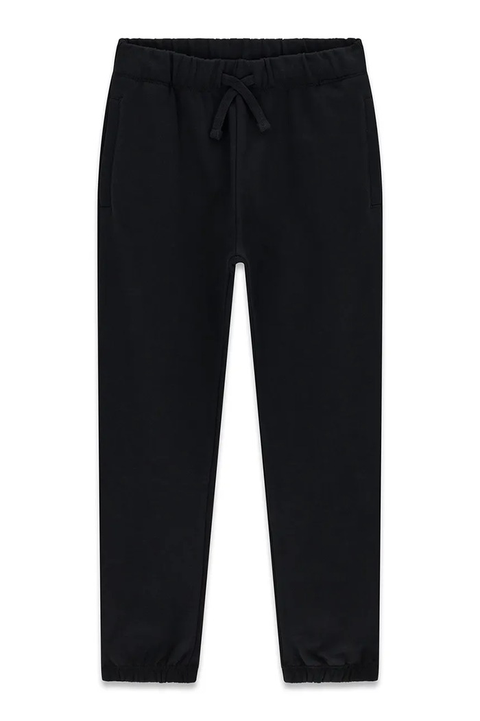 Guess Spodnie dresowe dziecięce bawełniane czarny L6BB04.K6069.9BY2