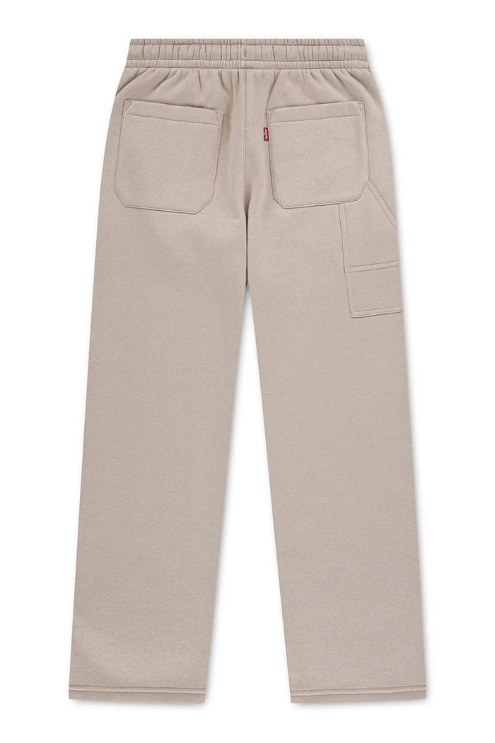 Levi's hlače baggy za djecu s pamukom BAGGY CARPENTER SWEATPANT 9ER345 bež AW26