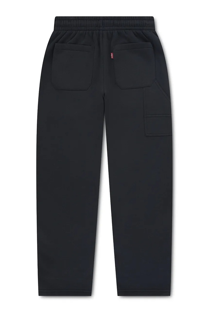 Levi's hlače baggy za djecu s pamukom BAGGY CARPENTER SWEATPANT 9ER345 crna AW26