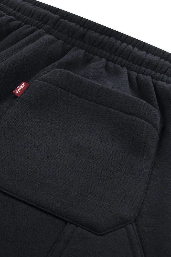 Αγορίστικα Levi's παντελόνι επίσημο παιδικό με βαμβάκι BAGGY CARPENTER SWEATPANT 8ER345 μαύρο