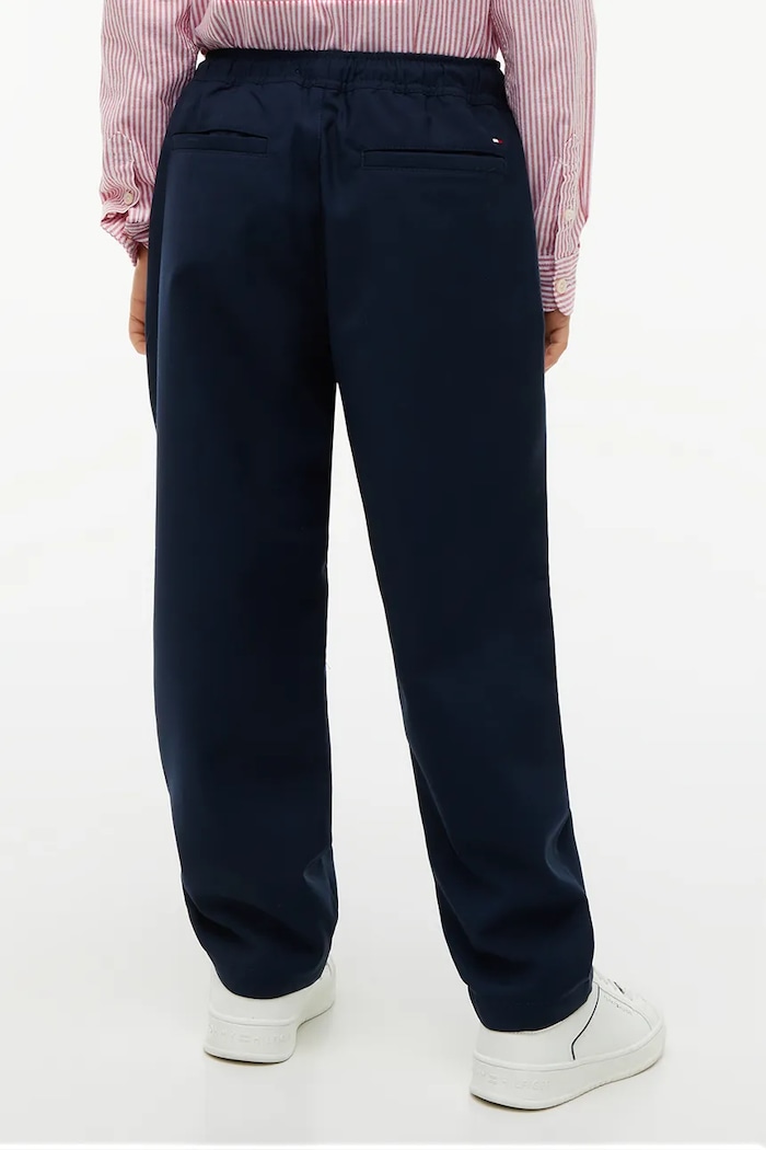 Tommy Hilfiger Spodnie dziecięce KB0KB10671.98.122.9BY2 granatowy AW26