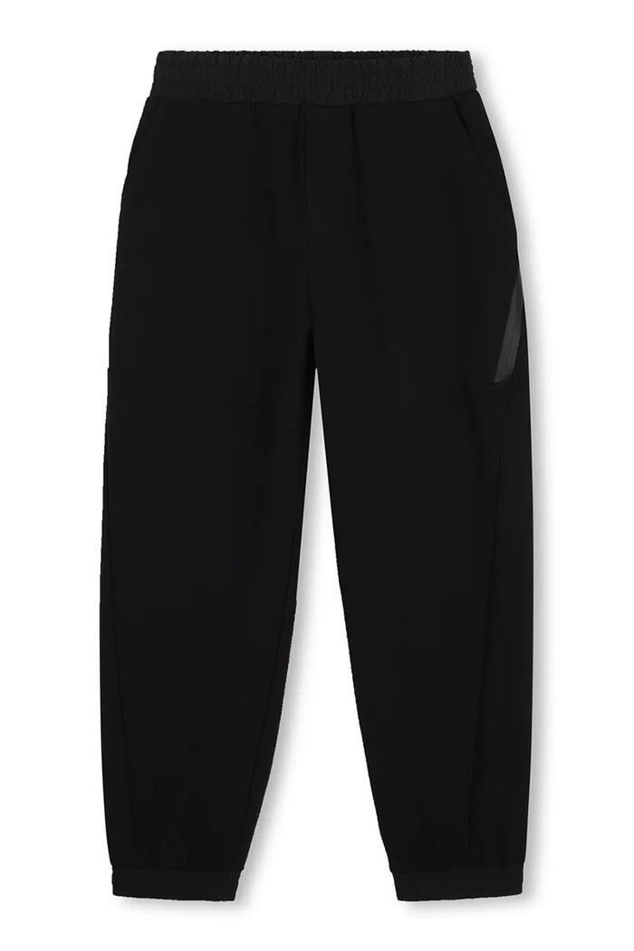 Karl Lagerfeld Παντελόνι jogger παιδικό μαύρο Z31385.114.150