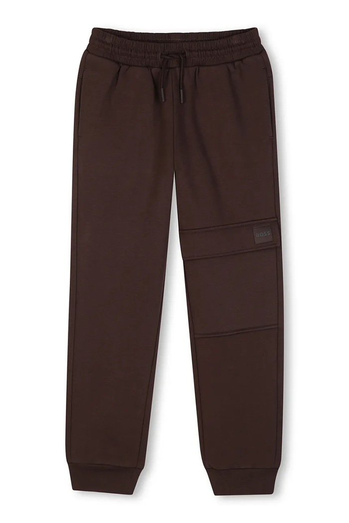 BOSS Donji dio trenirke za djecu s pamukom J53352.114.150 smeđa AW26