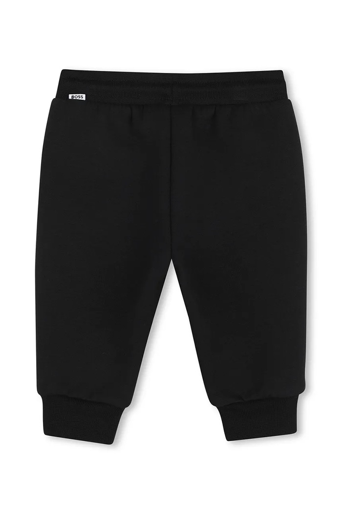 BOSS Donji dio trenirke za djecu s pamukom J53470 crna AW26