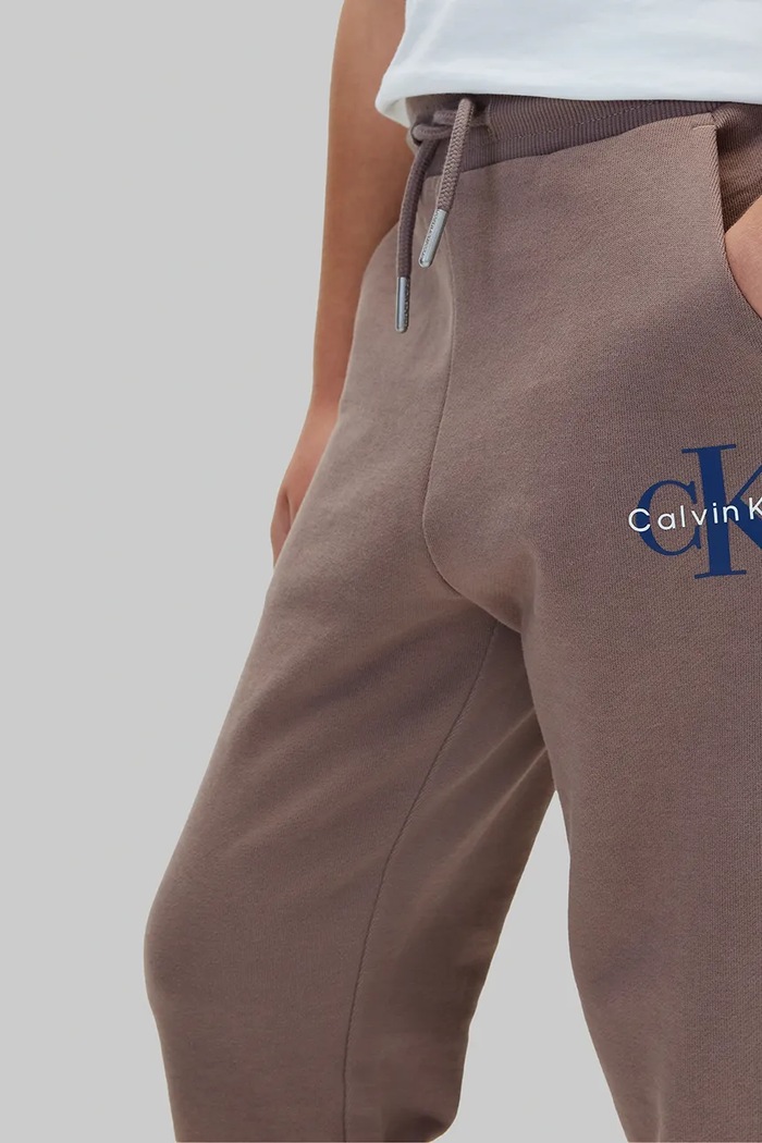 Calvin Klein Jeans Spodnie dresowe dziecięce bawełniane LVCKTJC08U.9BY2