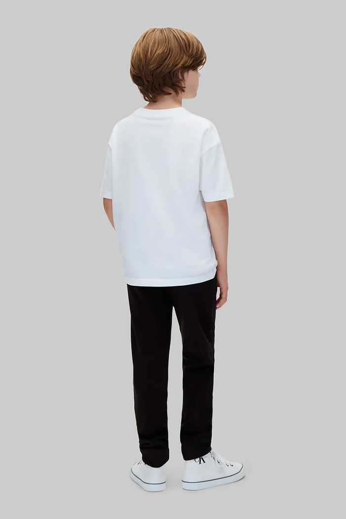 Spodnie dresowe dziecięce bawełniane Calvin Klein Jeans LVCKTJC08U.9BY2 czarny