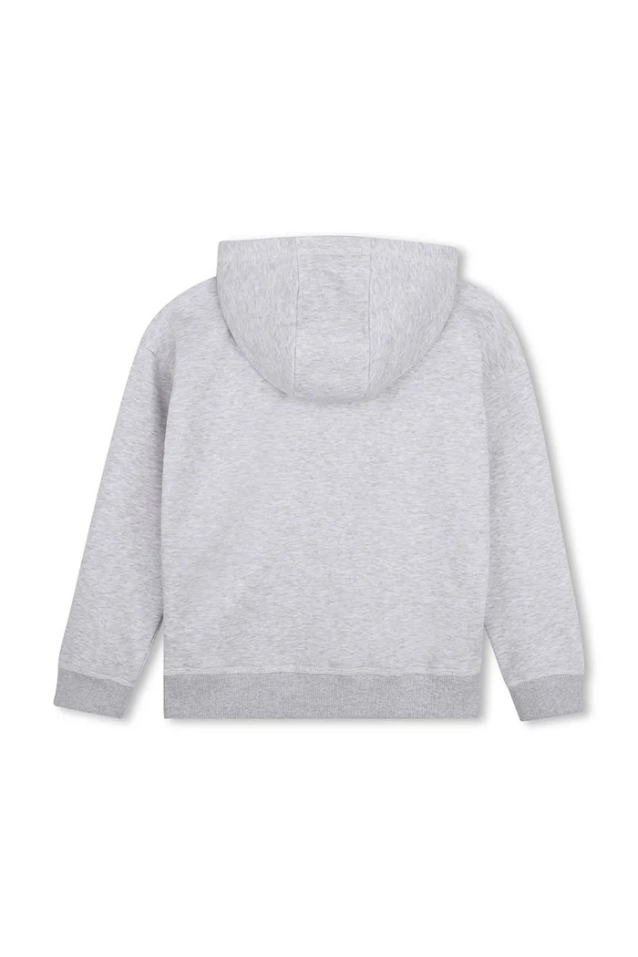 Dječaci HUGO Dukserica sa kapuljačom za djecu s pamukom G01230.114.150 siva
