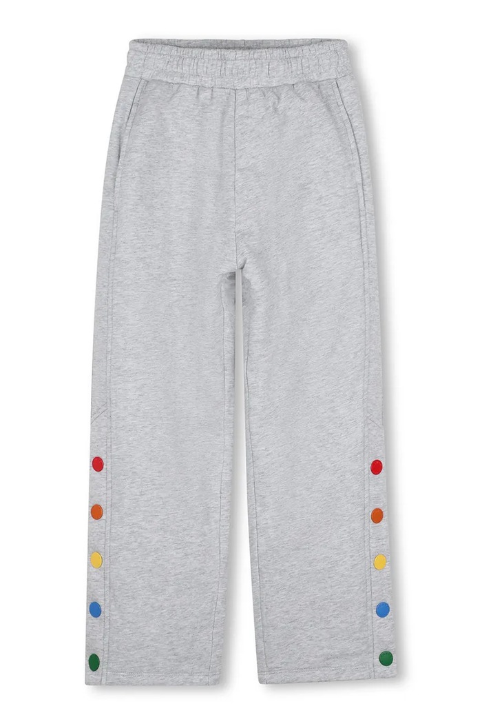 Kenzo Kids Παντελόνι επίσημο παιδικό βαμβακερό K61921.114.150 γκρί AW26