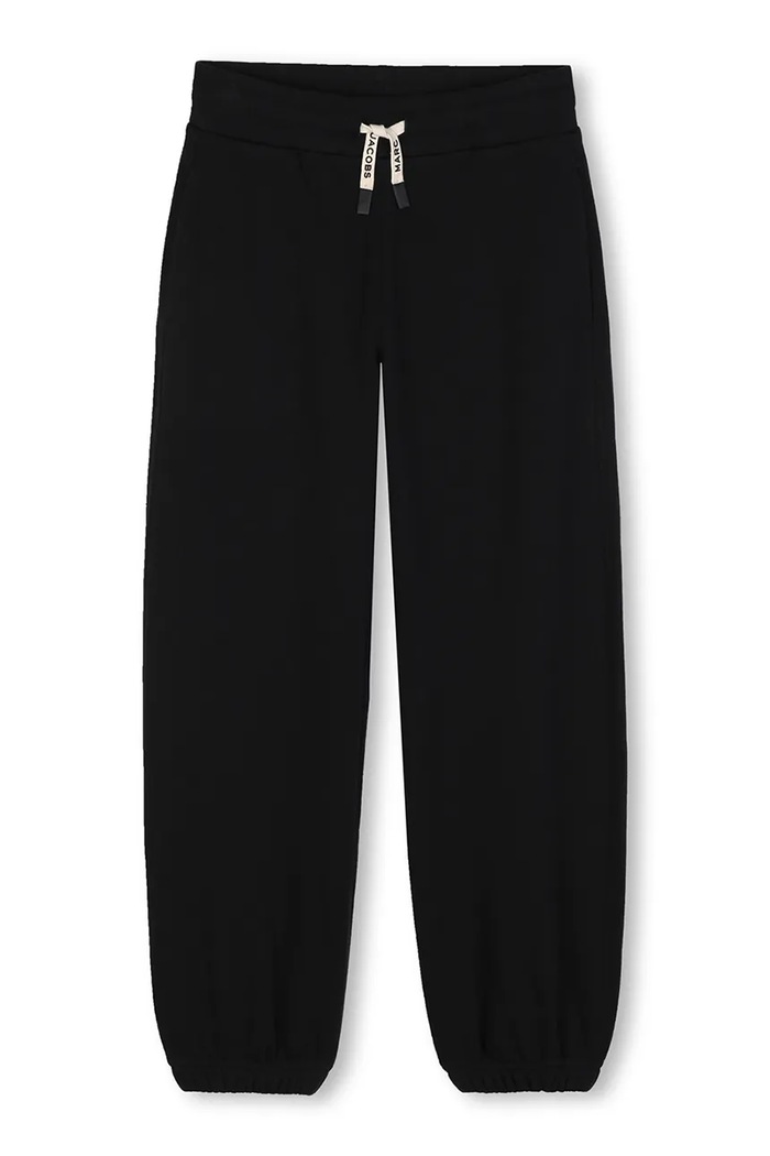 MARC JACOBS Teplákové nohavice detské s bavlnou W61048.114.150 čierna AW26
