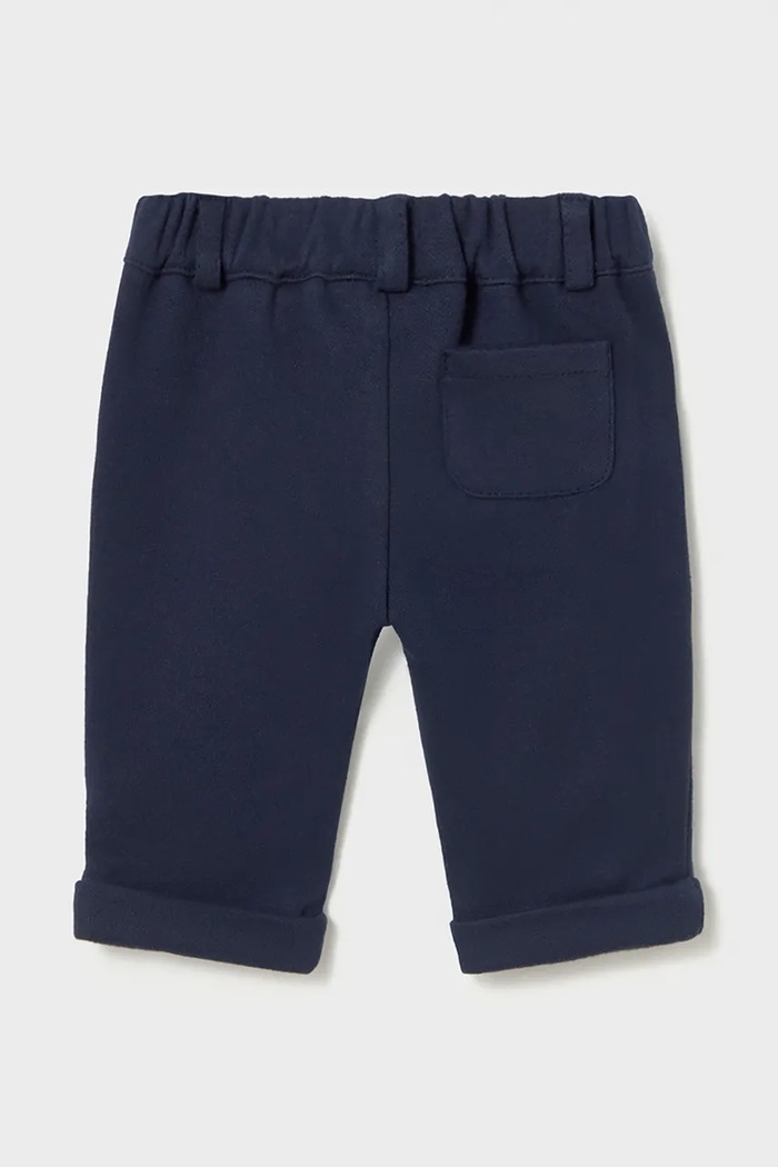 Mayoral Newborn Spodnie dziecięce z bawełną 2510.1K.Newborn.9BY2 granatowy AW26