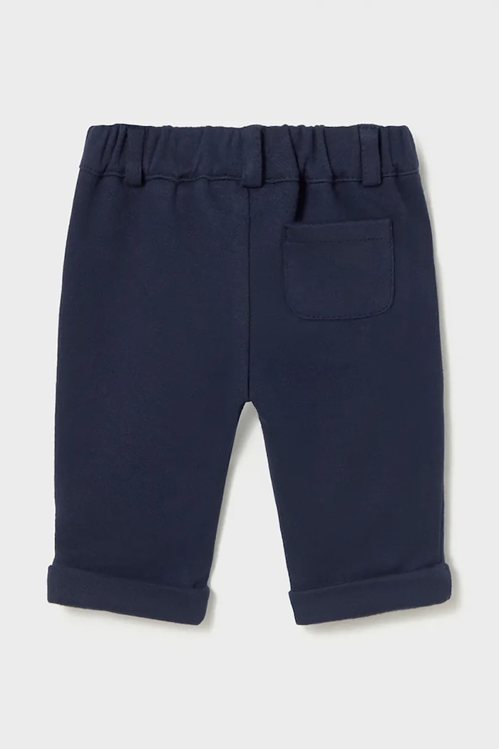 Mayoral Newborn Spodnie dziecięce z bawełną 2510.1K.Newborn.9BY2 granatowy AW26