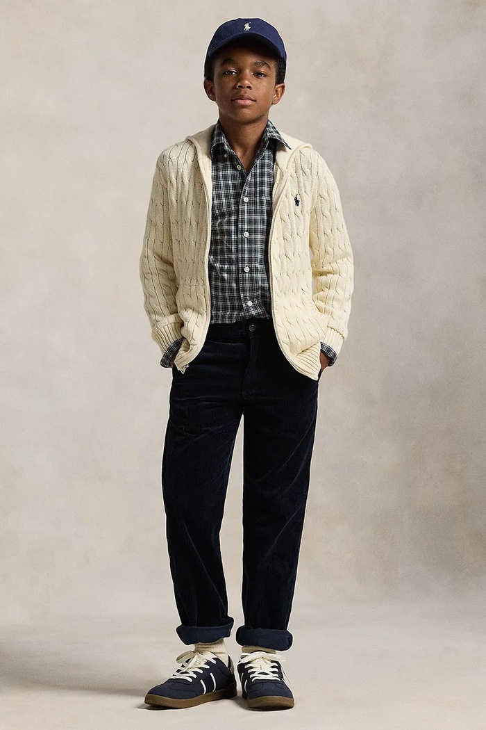 Polo Ralph Lauren панталон за деца от джинс тъмносин 323917121007