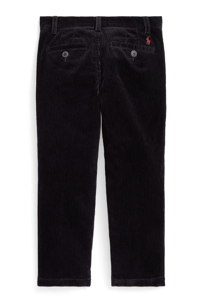 Polo Ralph Lauren Hlače za djecu od pamuka 322917121004 crna AW26