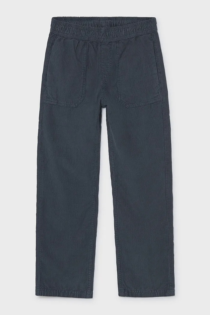Mayoral Pantaloni straight per bambini con cotone blu navy 7511.7E.Junior.9BY2