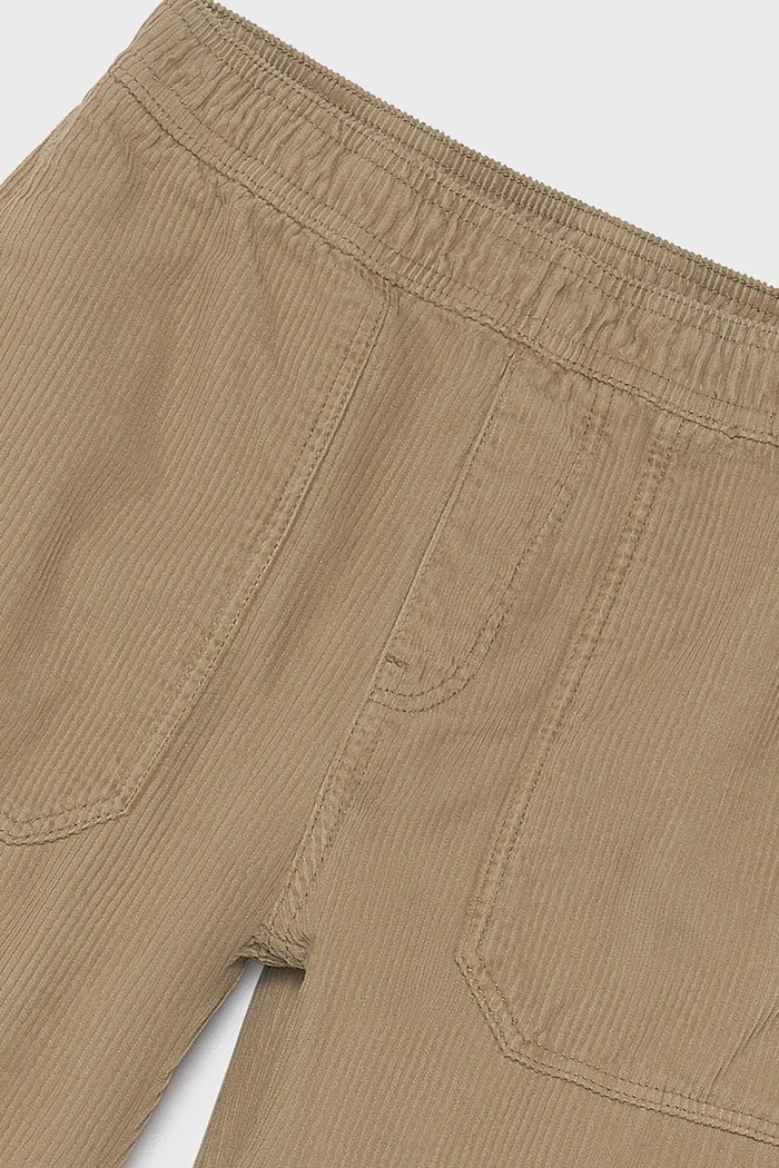 Pantaloni straight per bambini con cotone Mayoral 7511.7E.Junior.9BY2 beige