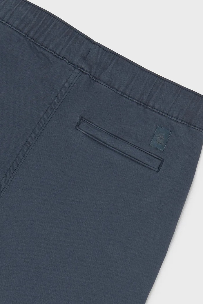 Dječaci Mayoral Jogger hlače za djecu od pamuka soft jogger 7507.7A.Junior.9BY2 mornarsko plava