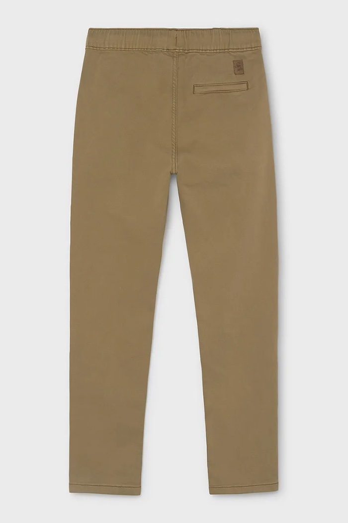 Mayoral Spodnie joggery dziecięce bawełniane soft jogger 7507.7A.Junior.9BY2 brązowy AW26