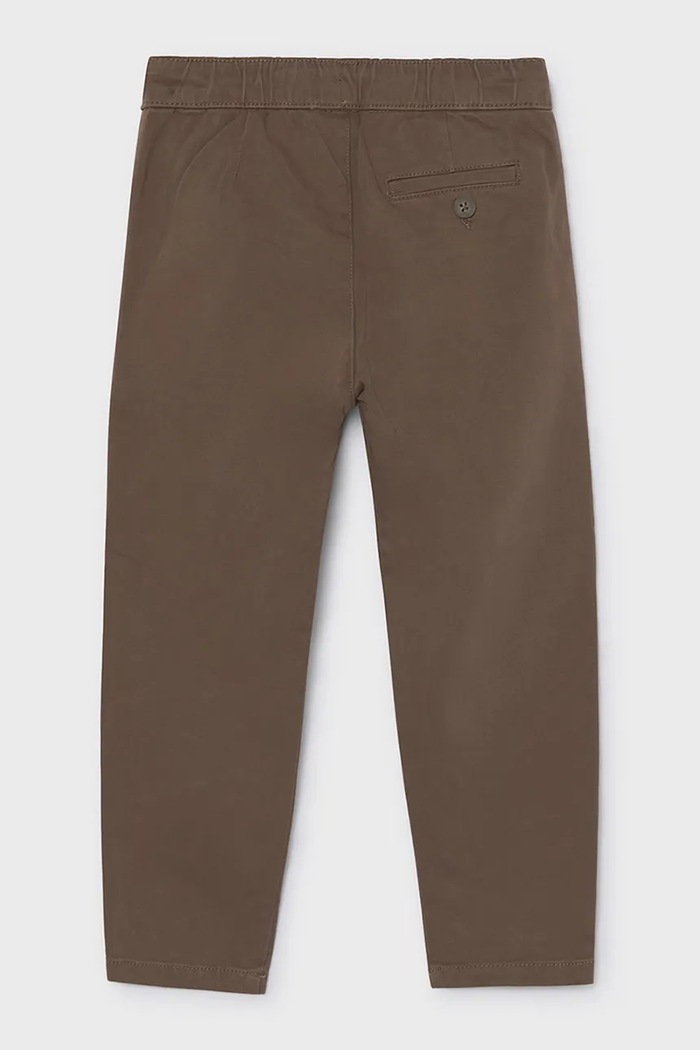 Dječaci Mayoral hlače chinos za djecu od pamuka s elastanom chinosy jogger 4512.5G.Mini.9BY2 smeđa