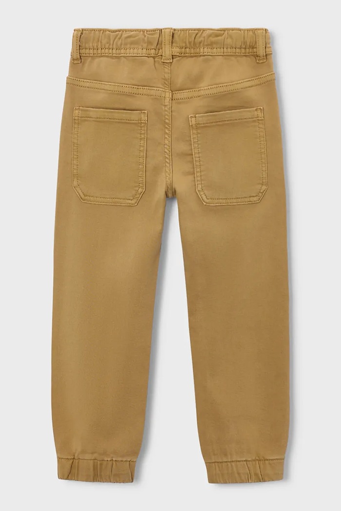 Момче Mayoral панталон за деца с памук jogger soft 4511.5F.Mini.9BY2 кафяв