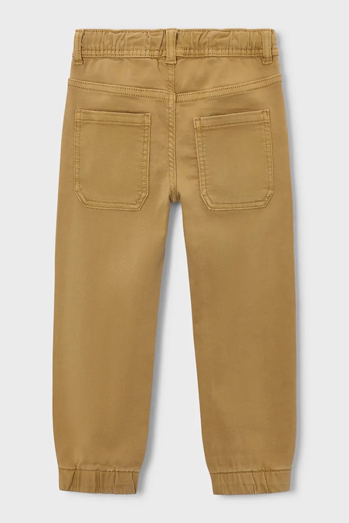 Момче Mayoral панталон за деца с памук jogger soft 4511.5F.Mini.9BY2 кафяв