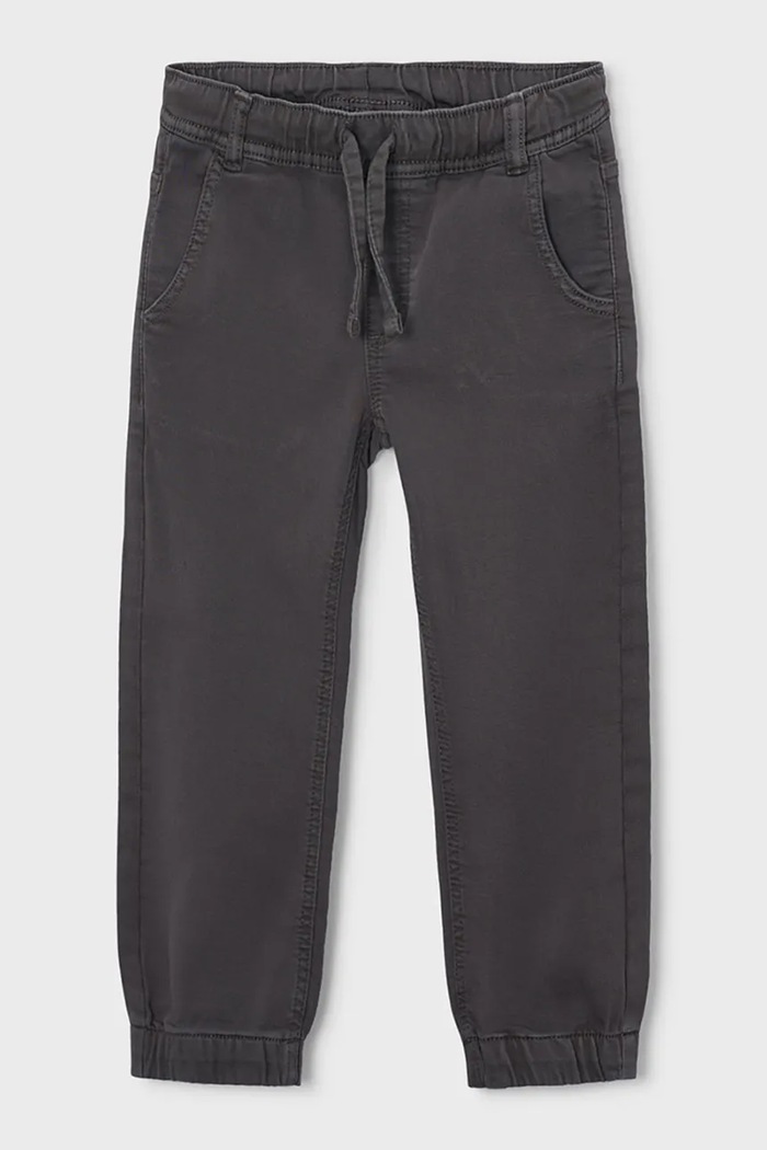 Mayoral nohavice detské s bavlnou jogger soft 4511.5F.Mini.9BY2 sivá AW26