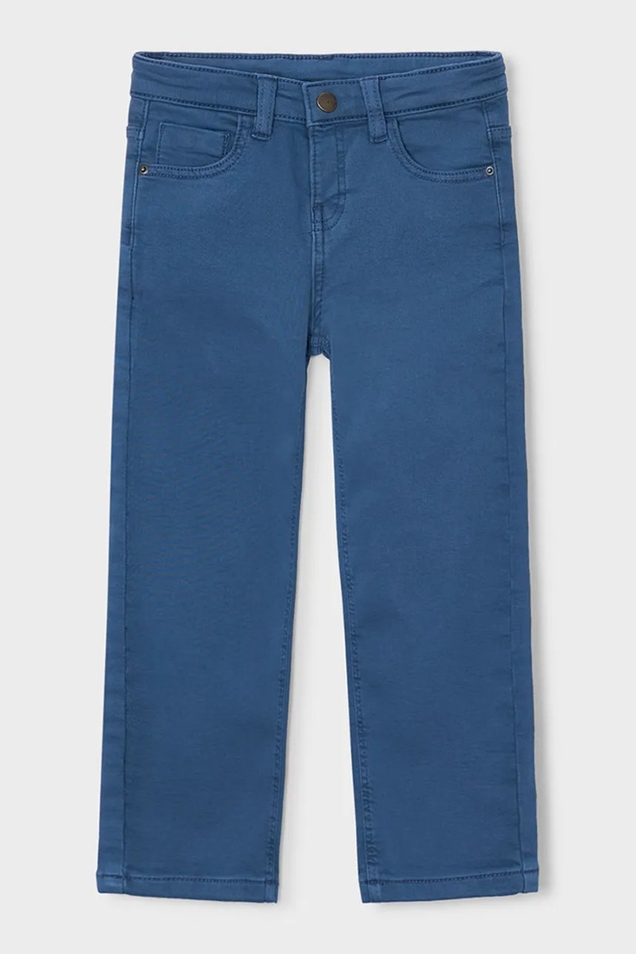 Mayoral Штани regular дитячі з бавовною soft regular fit блакитний 4504.5B.Mini.9BY2