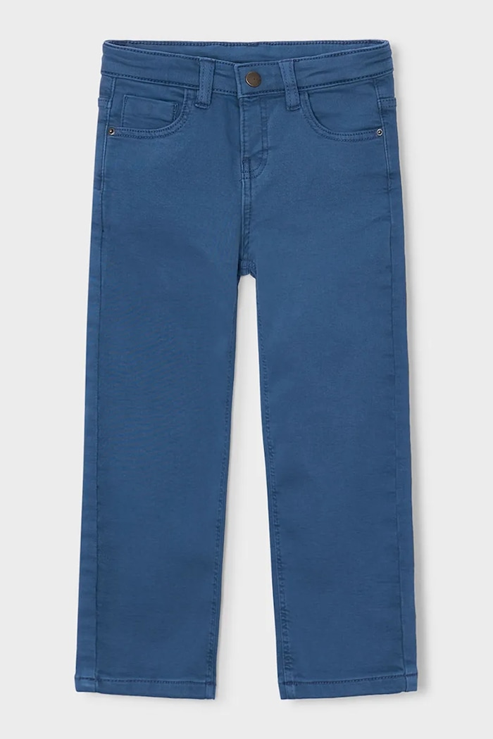 Mayoral Штани regular дитячі з бавовною soft regular fit блакитний 4504.5B.Mini.9BY2