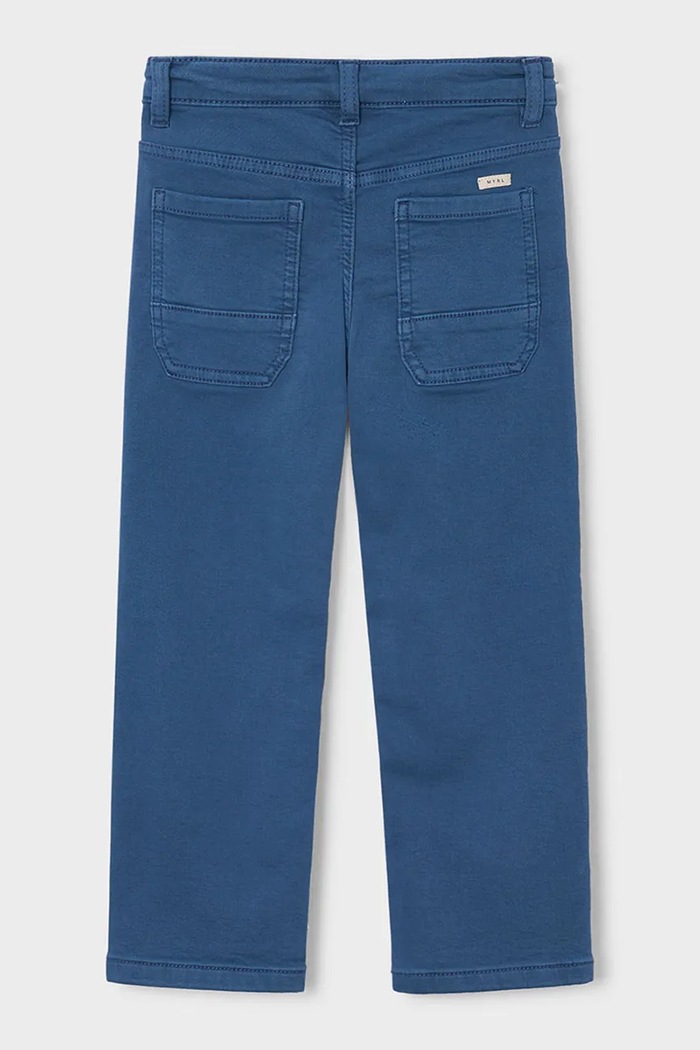 Mayoral Штани regular дитячі з бавовною soft regular fit 4504.5B.Mini.9BY2 блакитний AW26