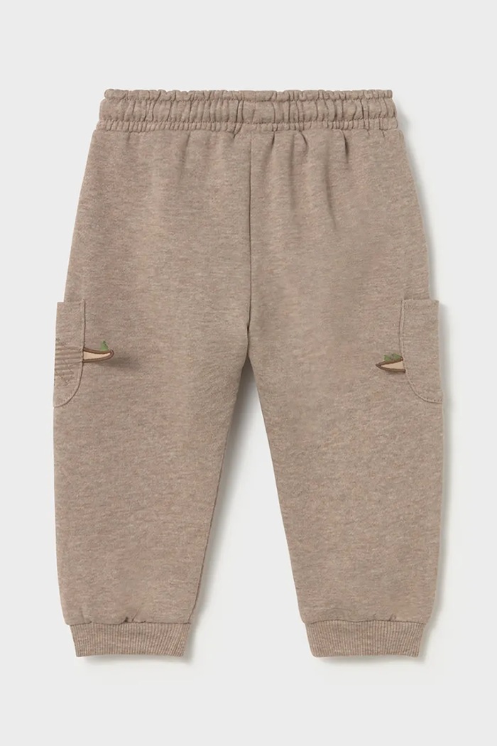Mayoral Спортивные штаны для детей с хлопком 2549.3E.Baby.9BY2 коричневый AW26