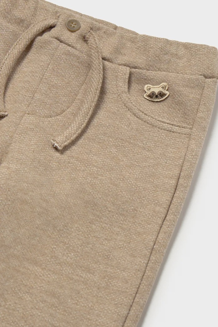Dječaci Mayoral donji dio trenirke za djecu s pamukom 2545.3D.Baby.9BY2 smeđa