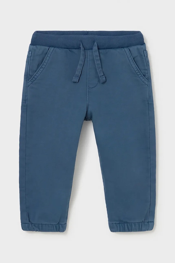 Mayoral hlače za djecu s pamukom jogger serža soft plava 2541.3B.Baby.9BY2