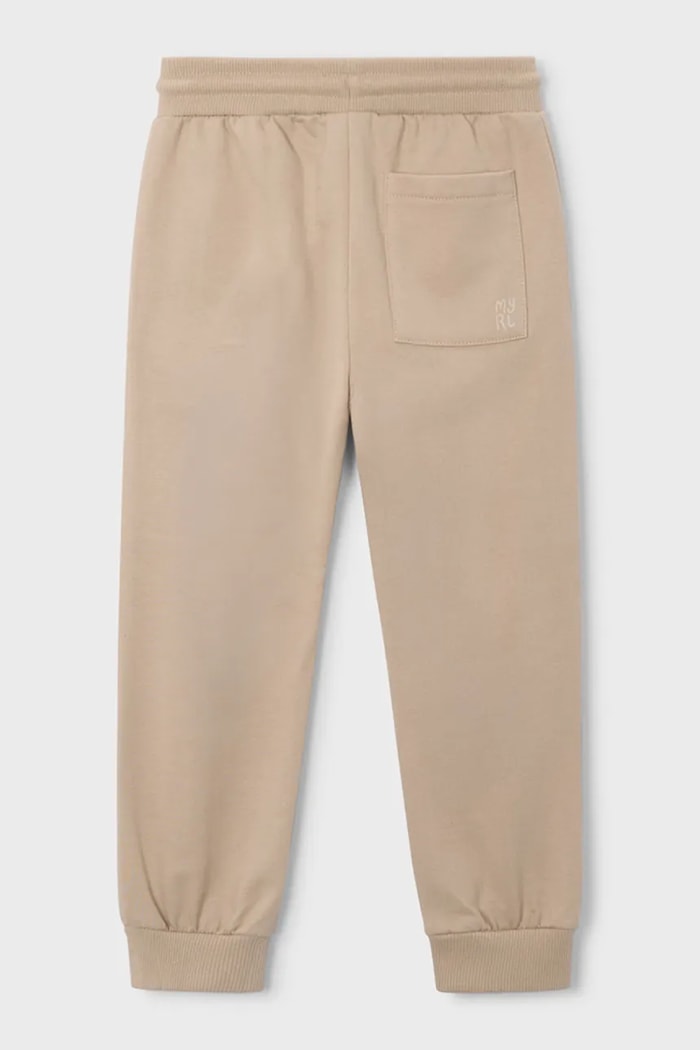 Mayoral спортивные штаны для детей с хлопком 725.5C.Mini.9BY2 бежевый AW26