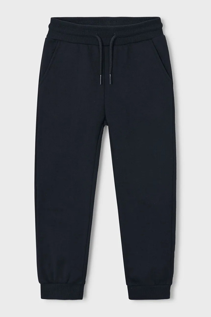 Mayoral pantaloni de trening pentru copii cu bumbac negru 725.5C.Mini.9BY2