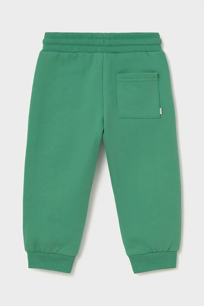 Mayoral pantaloni da tuta per bambini con cotone 704.3C.Baby.9BY2 verde AW26
