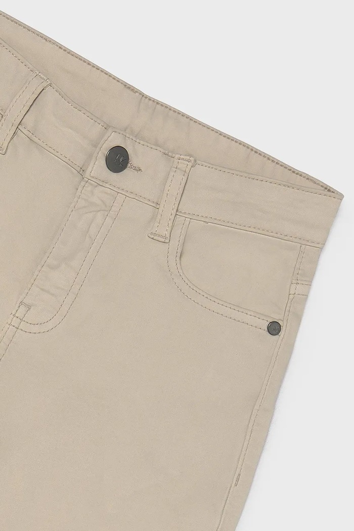 Regular gyerek pamut elasztánnal slim fit basic Mayoral 582.7A.Junior.9BY2 bézs